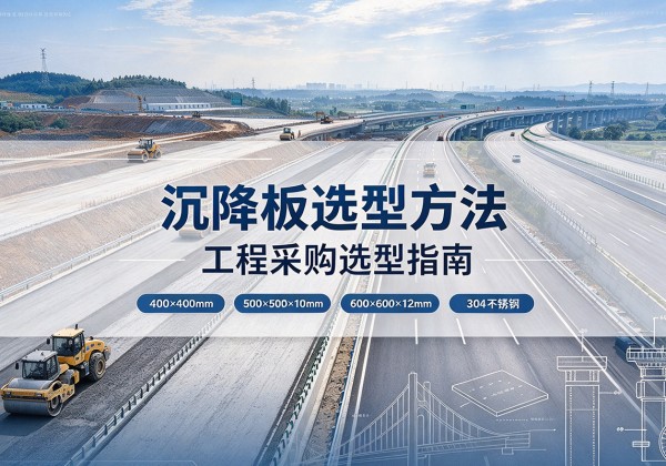 固镇沉降板选择方法